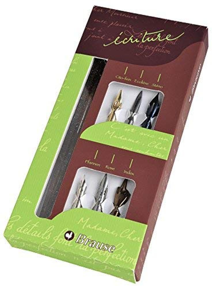 Brause - Calligraphy Writing Nibs Variety Set, 6 Nibs - Image 4